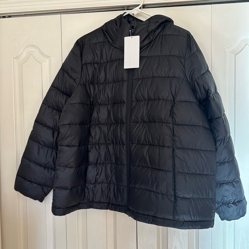Athleta Ladies Black Puffer Jacket
